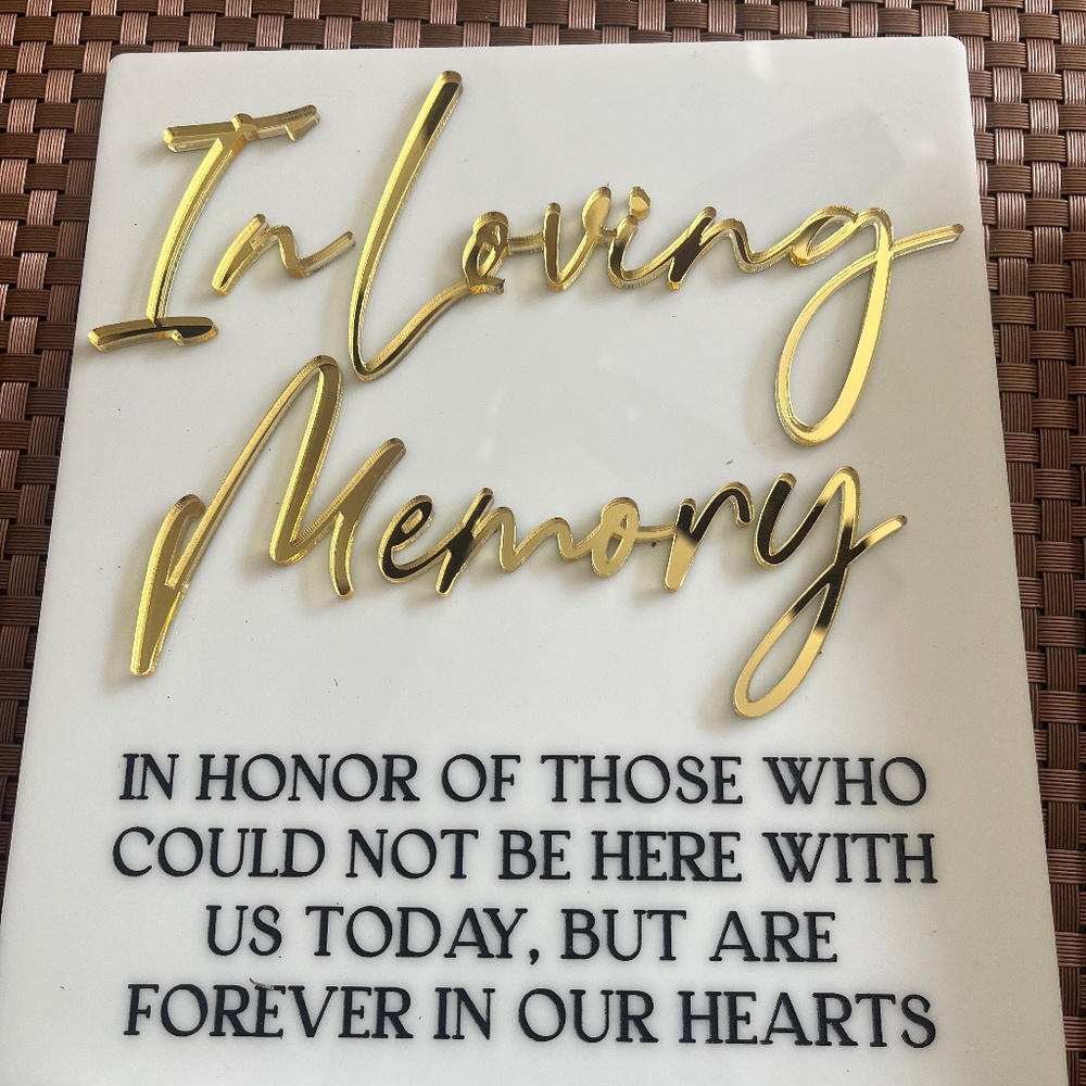 Acrylic Event Signage